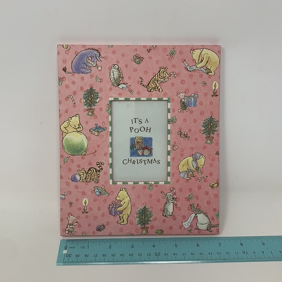 5 piece Christmas decor/ornaments Star Wings Santa Pic Frame Hallmark cross - Picture 9 of 17